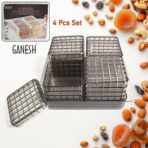 Multipurpose Gift Set, Dry fruit (4 Pcs Set / With Tray)