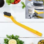 Mini Wire Brush Durable Nylon Bristles for Cleaning, Scrubbing, and Detailing Small Surfaces (1 Pc) - Image 2