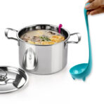 Soup Spoon with Long Handle: Ergonomically Designed for Easy Access, Comfort, and Precision When Serving Soups, Stews, and Hot Beverages - Image 2
