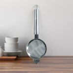 Conical Tea Strainer with Pipe Handle Stainless Steel Fine Mesh for Smooth Tea Brewing - Image 2