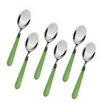 STAINLESS STEEL SPOON WITH COMFORTABLE GRIP DINING SPOON SET OF PCS - Image 4