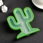 Cactus Shape Mold Durable Cactus Shape Ice Cream Mould Silicone Popsicle Mold Ice Pop DIY Kitchen Tool Ice Molds - Image 2