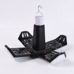 Foldable Camping LED Lamp USB Rechargeable with Hanging Hook for Outdoor Lighting (1 Pc) - Image 3