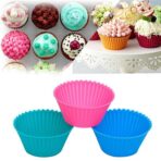 Silicone cupcake Shaped Baking Mold Fondant Cake Tool Chocolate Candy Cookies Pastry Soap Moulds (6 pc) - Image 2