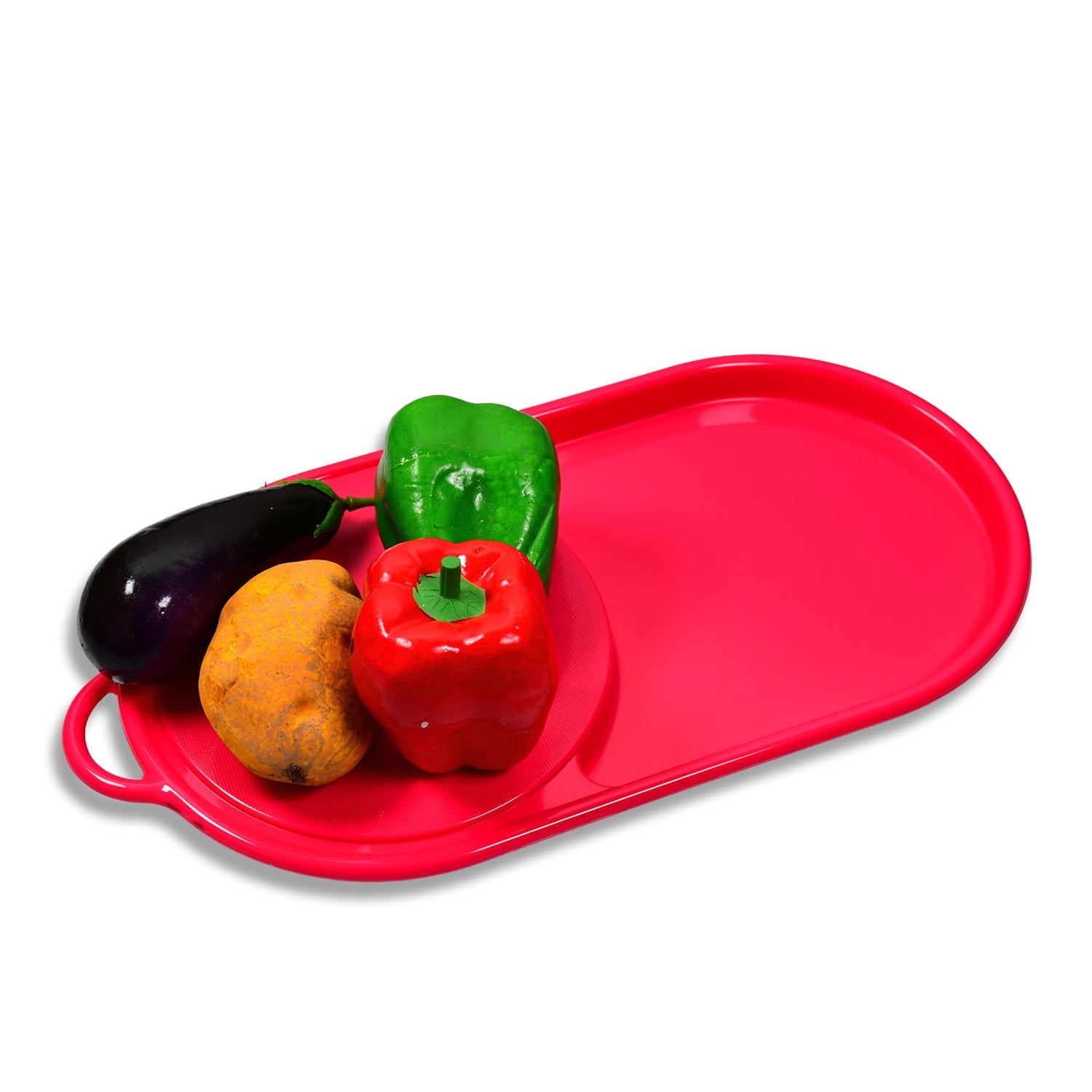2_08cf8685-d0bc-4889-a1b3-21c53b167816.jpg Kitchen Plastic Chopping Board with Tray Convenient Cutting Surface and Tray for Easy Food Prep and Cleanup - Image 1