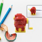 Teddy Shaped Pencil Sharpener Machine ?Hardiness Steel Cutter & Removable Tray ?Kids Return Gift - Image 2