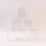 Transparent Diamond Serving Glass Set for Water & Juice 6-Piece