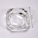 Glass Brunswick Cigar & Cigarette Ashtray ?Round Tabletop Design for Home, Office & Outdoor Decor - Image 3