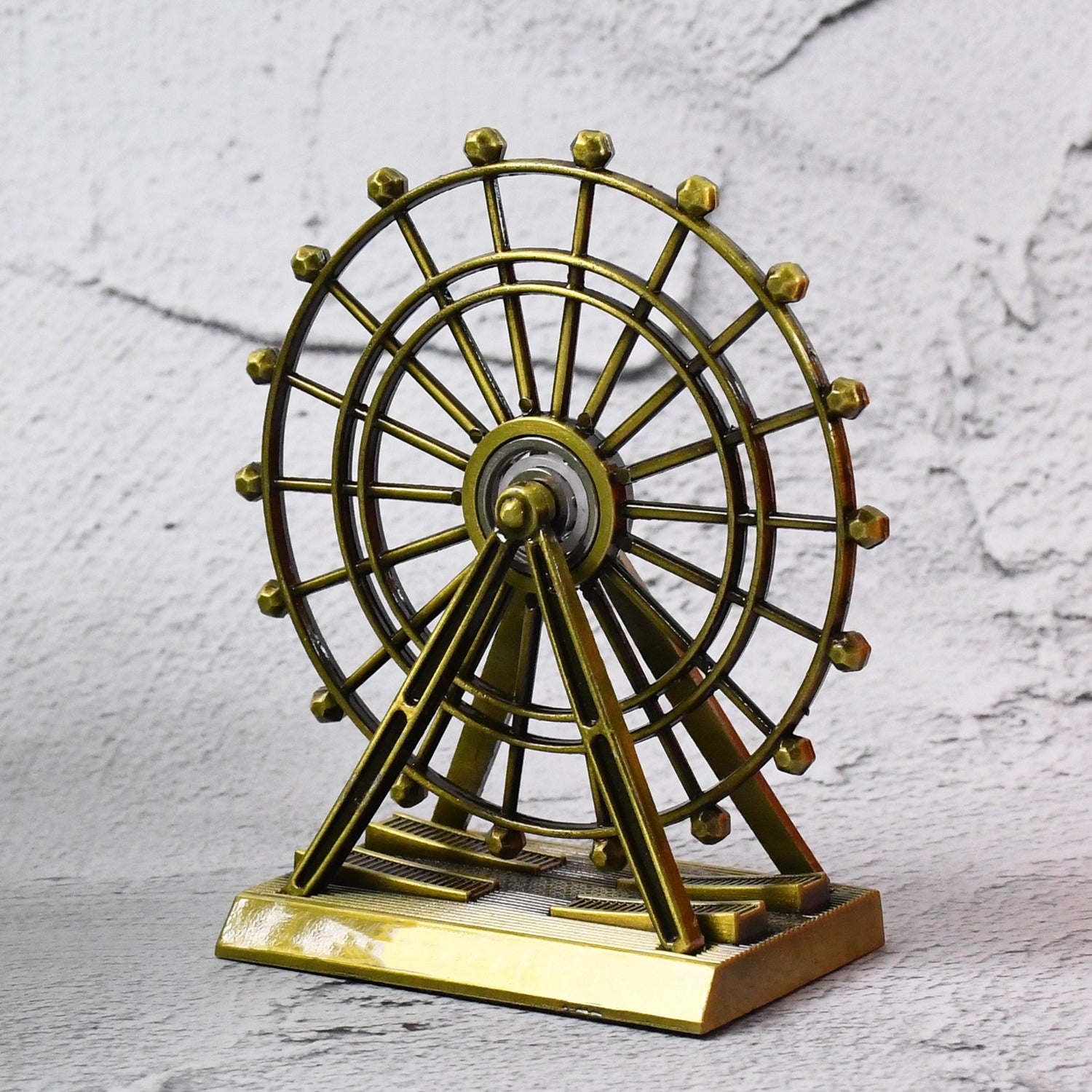 a769ddcd-f0bd-468d-a216-aaeed14e3383.jpg Metal Desktop Table Decoration Cabinet Wheel Tower (1 Pc) - Image 1